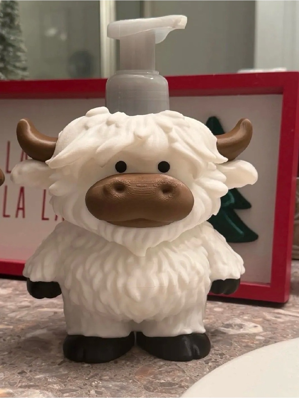 Highland Cow Bath & Body Soap Holder